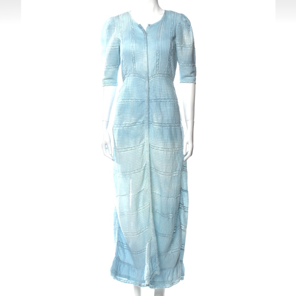 LOVESHACKFANCY long blue dress size XS 0